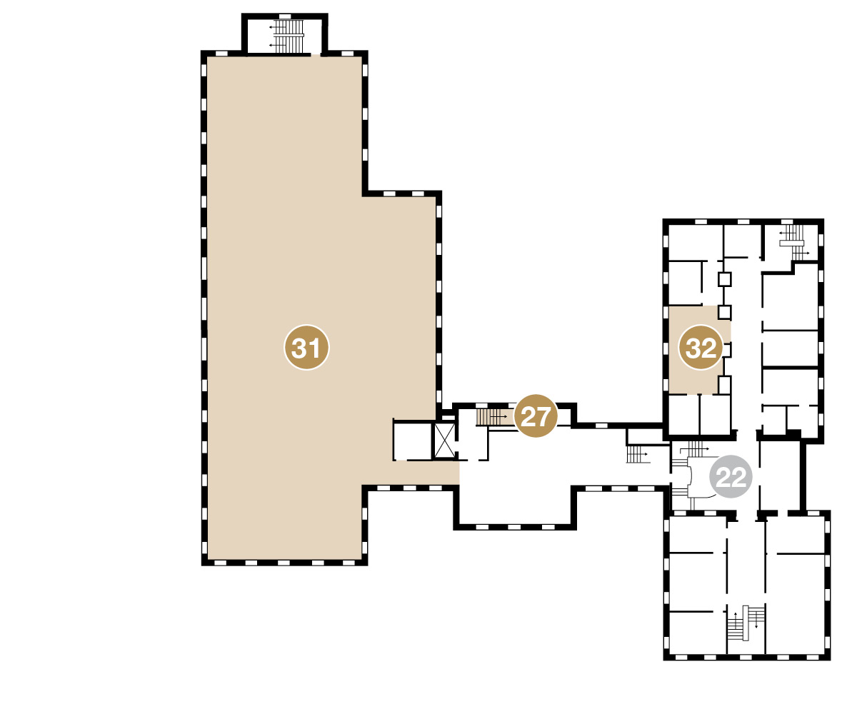 Interior Spaces - Third Floor